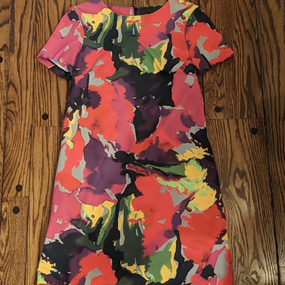 Trina Turk multicolor shift dress M